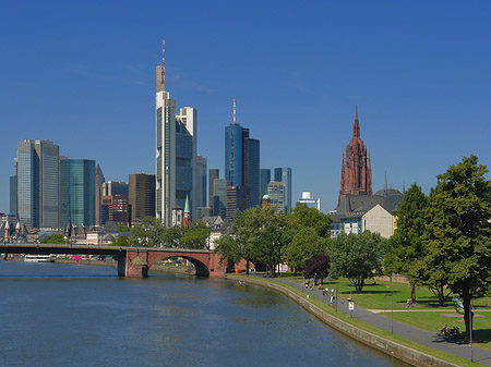 Skyline von Frankfurt - Hessen (Frankfurt am Main)