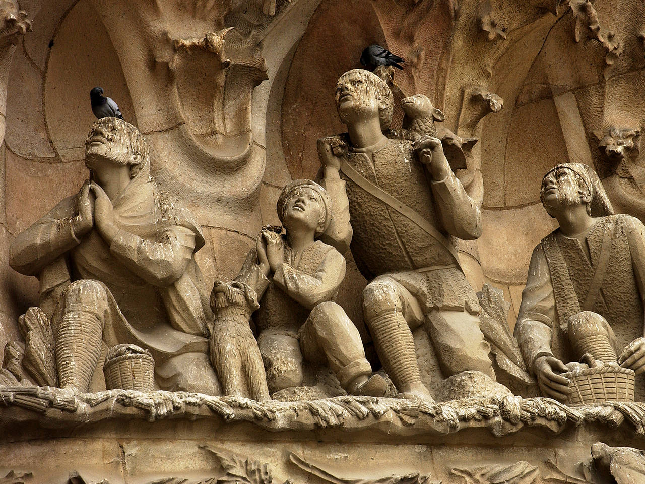 Foto Entstehung Sagrada Familia